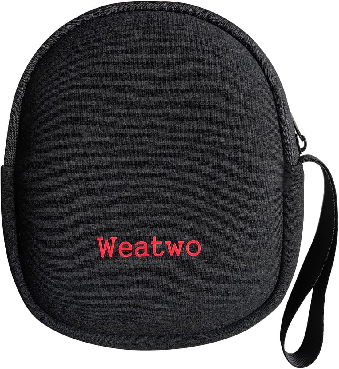 Hoofdtelefoon Tas - Beschermhoes Oortjes - Veilig Vervoer - Waterdicht Neopreen - 21 x 18 cm - Zwart — afbeelding 1