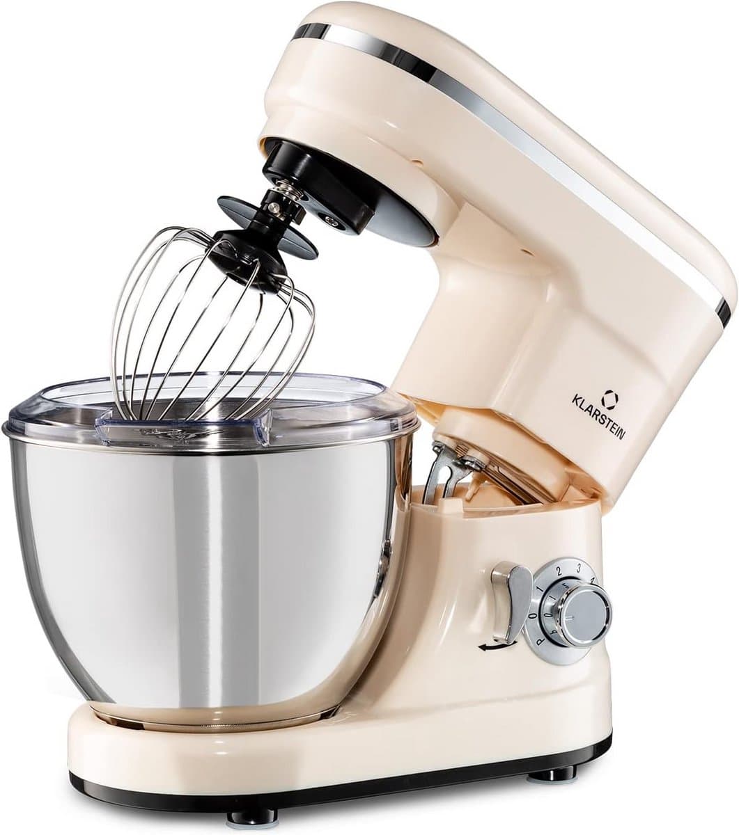 Mini Keukenmachine met Planetaire Garde - 1200W Kracht en 6 Snelheidsstanden — afbeelding 1