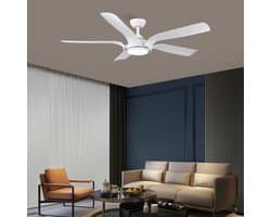 Dimbare Plafondventilator met LED Licht en Afstandsbediening - 142 cm 3 Kleurtemperaturen