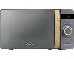 DOMO DO3420 Microgolfoven Solo ‘Wood You’ - Magnetron - Vrijstaand - 20 L - 700 W - Houtlook Handvat