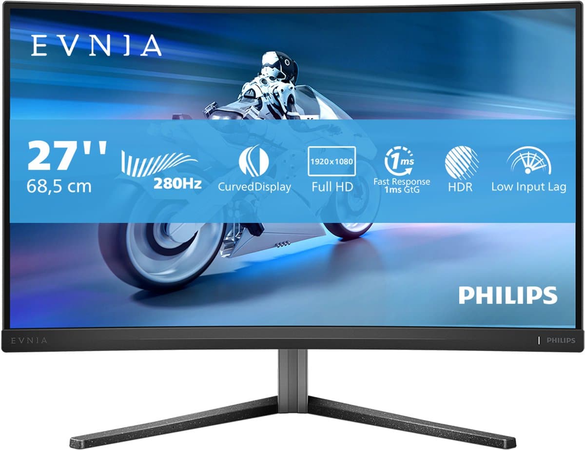 Philips Evnia 27M2C5200W/00 27'' Curved gaming monitor — afbeelding 1