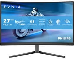 Philips Evnia 5000 27M2C5200W - Full HD Curved Gaming Monitor - 280hz - 27 inch — afbeelding 1