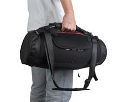 Lovnix - Draagriem JBL Boombox 3 Speaker met Kabel Opbergtas - Schouderband - Bluetooth Luidspreker - Open Case - Draagbare Schouderriem - Reistas - Opbergtasaccessoires - Zwart