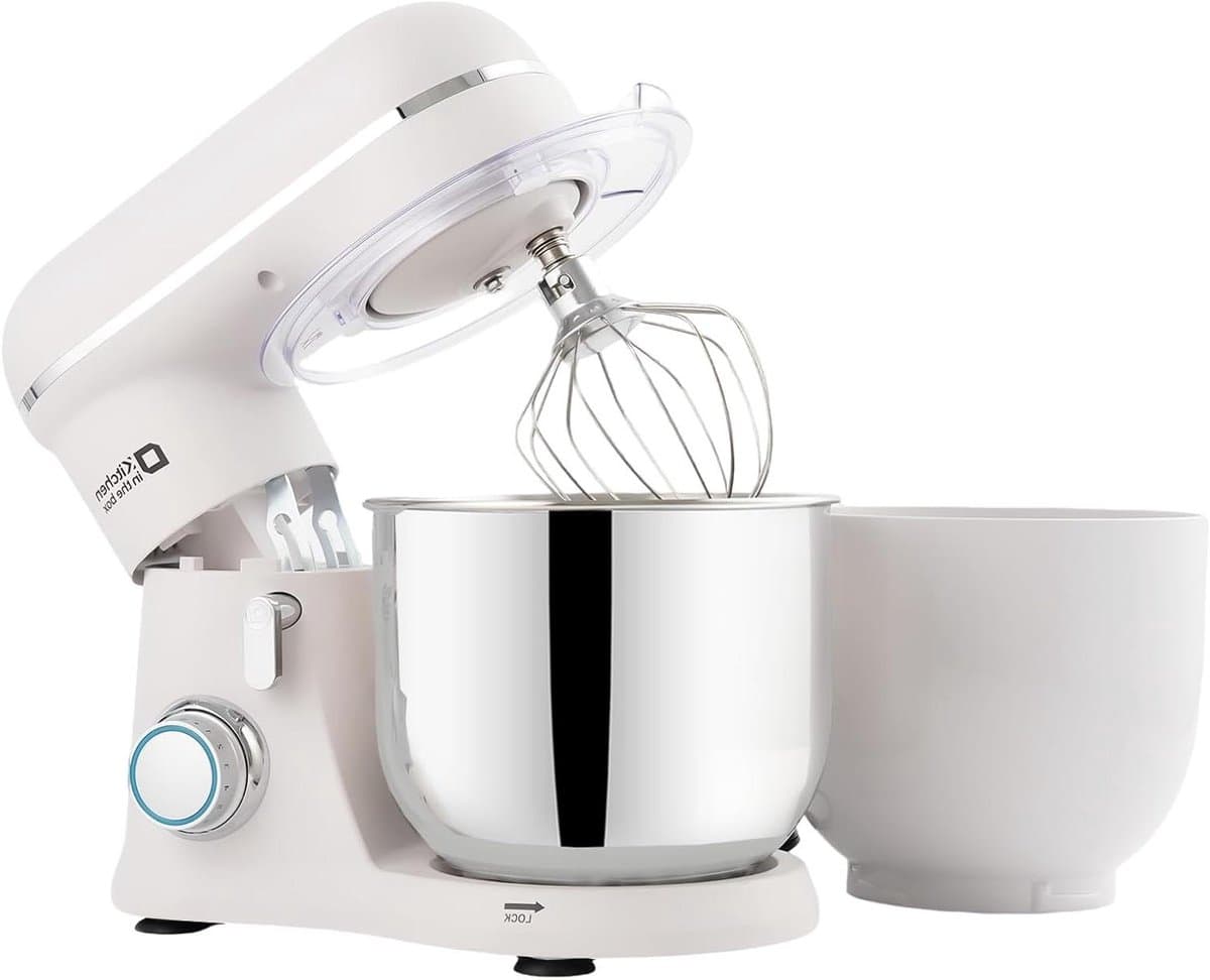 Keukenrobot - Mixer - Bakken en Koken - Dubbele Kom - 35L - Wit — afbeelding 1