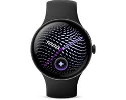 Google Pixel Watch 5 - smartwatch - 45 mm - Wifi - zwart - sportbandje