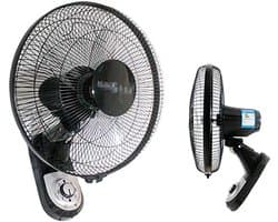 Wandventilator - Muurventilator - Ruimte Koelen - App Bedienbaar - 43x50cm - Zwart