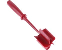 Vleesmolen Keuken - Gehaktmaker Hakker - Gelijkmatig Hakken - Vaatwasmachinebestendig - 29x10x10 cm - Rood