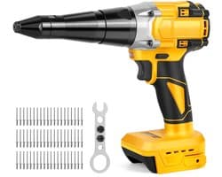 Solidchoice - Draadloze RIVET Gun met LED Licht en 60 Rivets