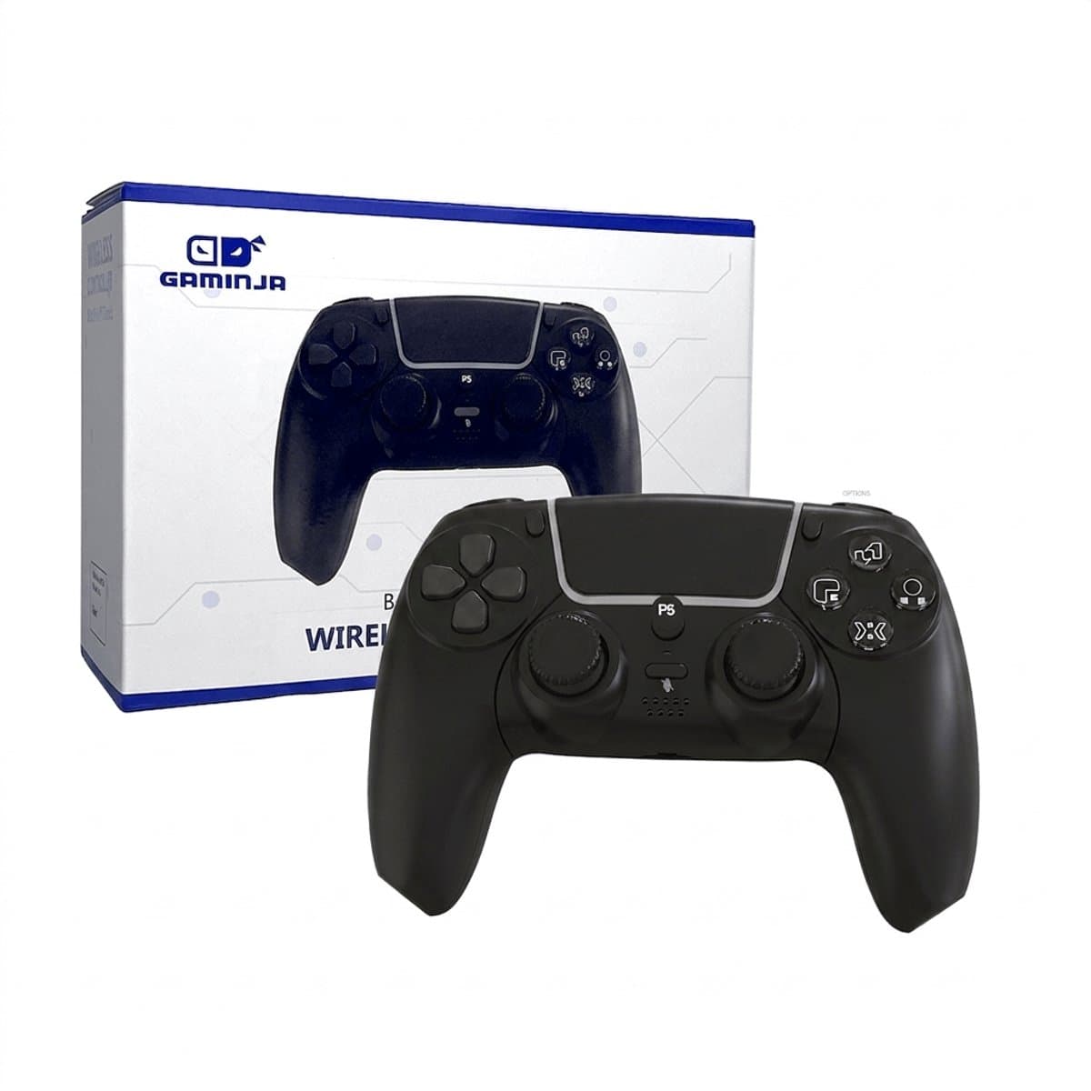 NexZone - PS5 controller - Draadloze Controller - Joystick - PS5 - Game Controller - Zwart — afbeelding 1