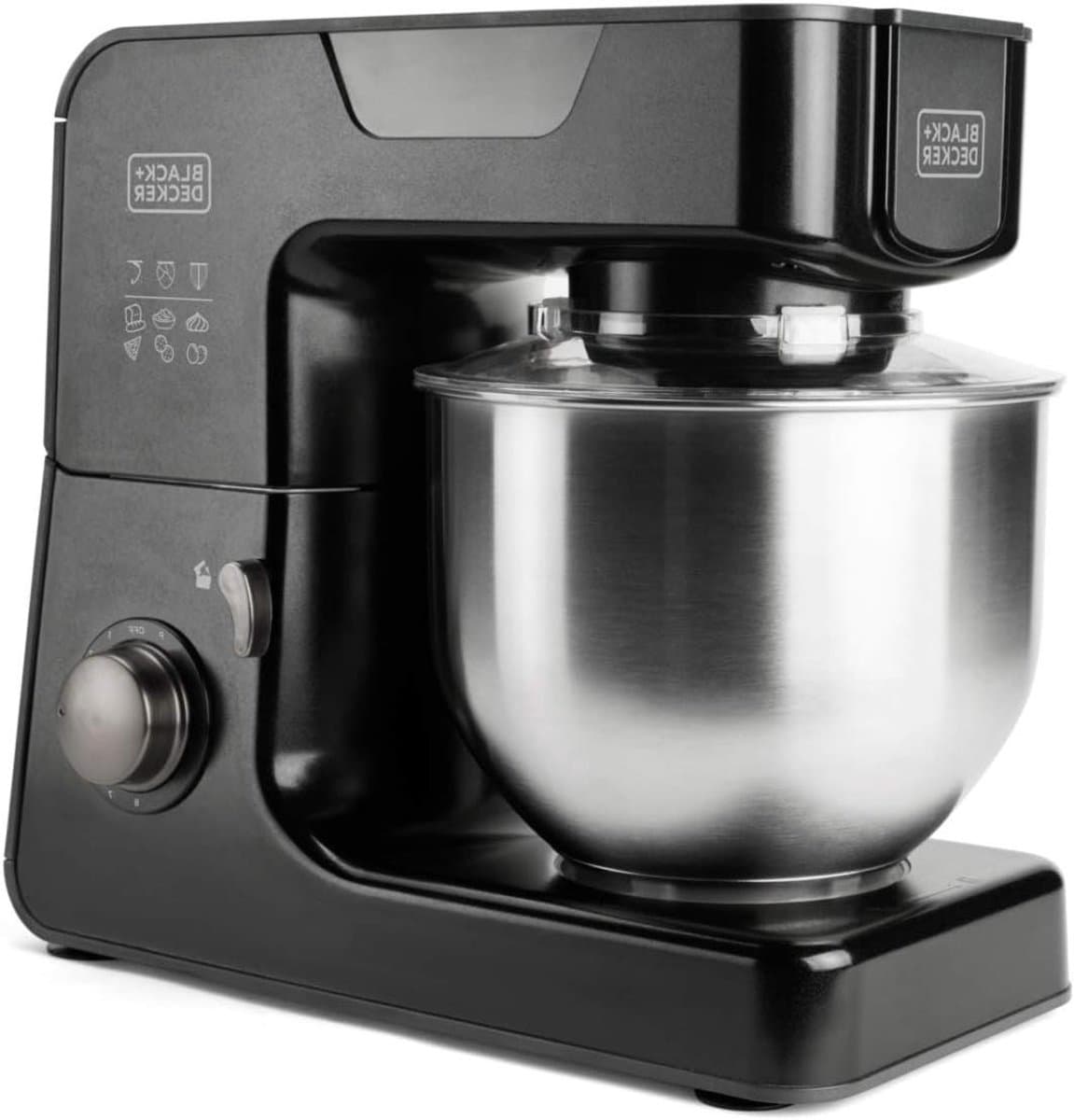 Keukenmachine - Mixer Deegmaker - Recepten Bereiden - Planetair Systeem - 52 Liter - Zwart — afbeelding 1