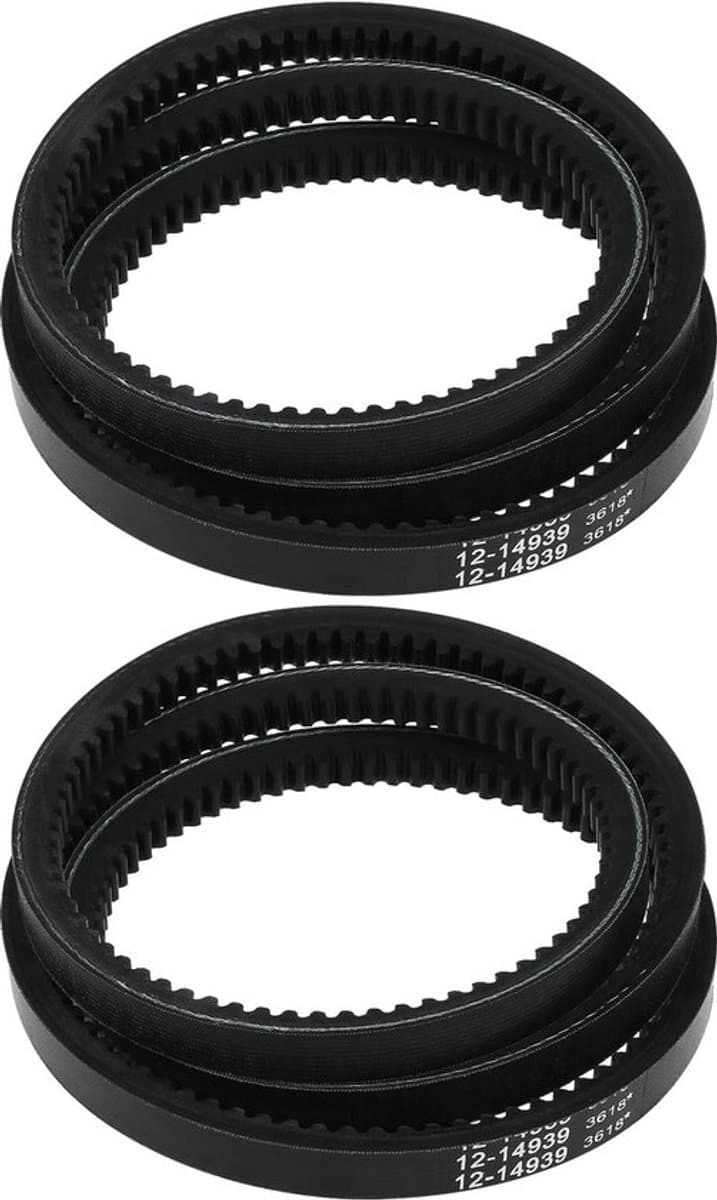 Jhubers- Aandrijfriem 51 inch - 2 Stuks - Rubber - Compatibel met Hustler Raptor — afbeelding 1