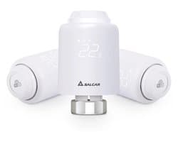 TRV603 Radiatorthermostaat, 3-delige set, wifi, thermostaat, verwarming, compatibel met en, programmeerbaar, verwarmingsthermostaat, geen gateway nodig