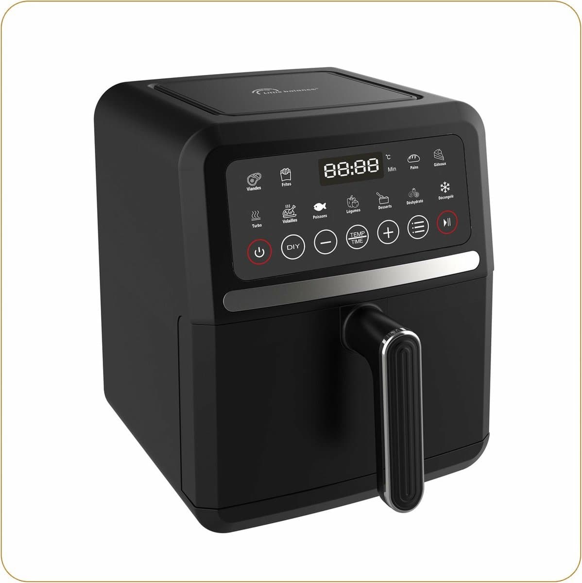 Dieetfriteuse - LITTLE BALANCE - 8725 - Crousty light - 5 L - 1500 W - 12 programma's - Zwart — afbeelding 1