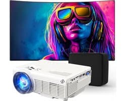 Equivera Mini Beamer - Draagbare Beamer - Beamer - Mini Beamer Projector - Projector - Mini Projector
