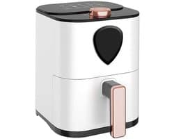 Kleine Airfryer - Heteluchtfriteuse - Snelle maaltijden - Energiebesparend en stil - 22 cm hoog - Wit