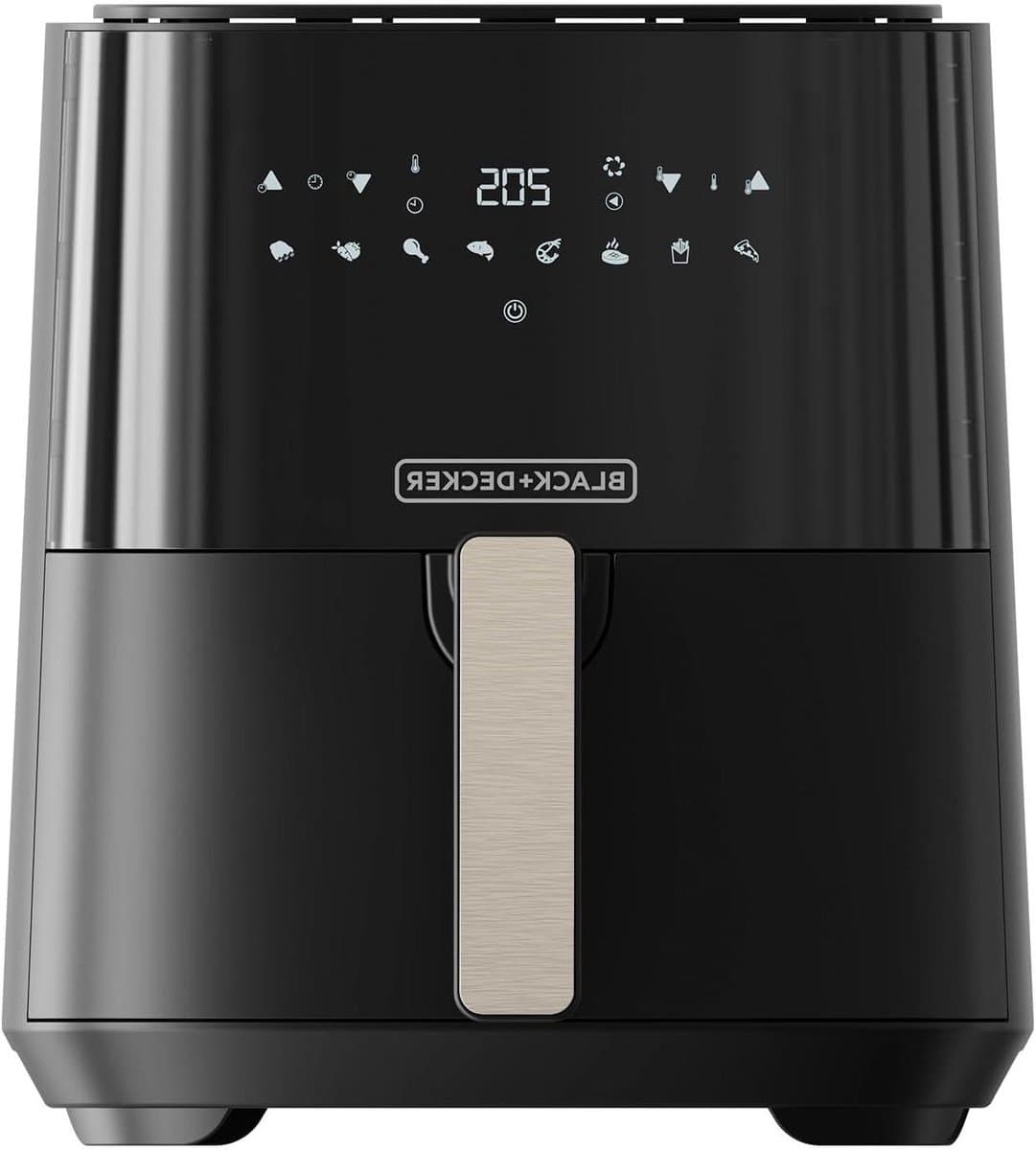Luchtfriteuse - Airfryer Frituurpan - Gezond Koken - 99% Vetvermindering - 5 Liter - Zwart — afbeelding 1