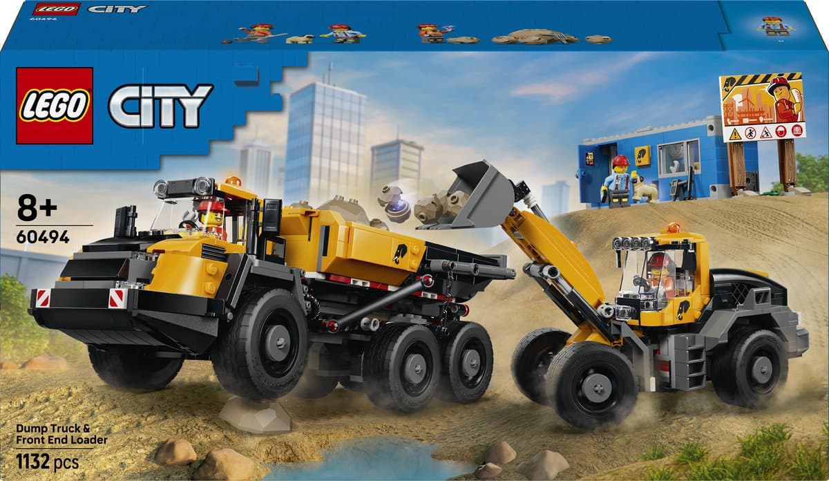 LEGO City - Kiepwagen en voorlader Constructiespeelgoed — afbeelding 1