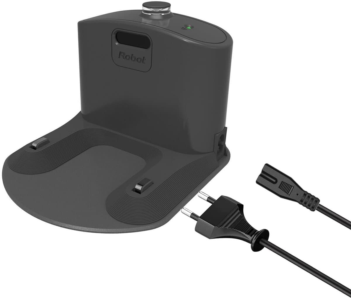Kraftverdia - Oplaadstation – Oplaadstandaard accessoires compatibel met iRobot Roomba E5 E6 I1 I3 I4 I6 I7 I8 500 600 700 800 900 serie stofzuiger – Met netsnoer – Zwart — afbeelding 1