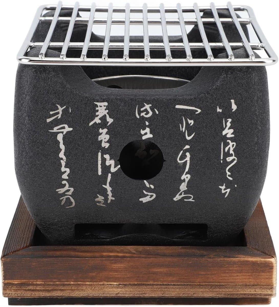 Klein Multifunctioneel Snel Opwarmend Mini Draagbaar Barbecue Stof Hibachi Grill Voor Buiten Kamperen — afbeelding 1