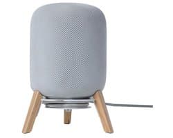 Compatibele standaard voor HomePod 1/2 - Houten houder met integratie voor kabelmanagement
