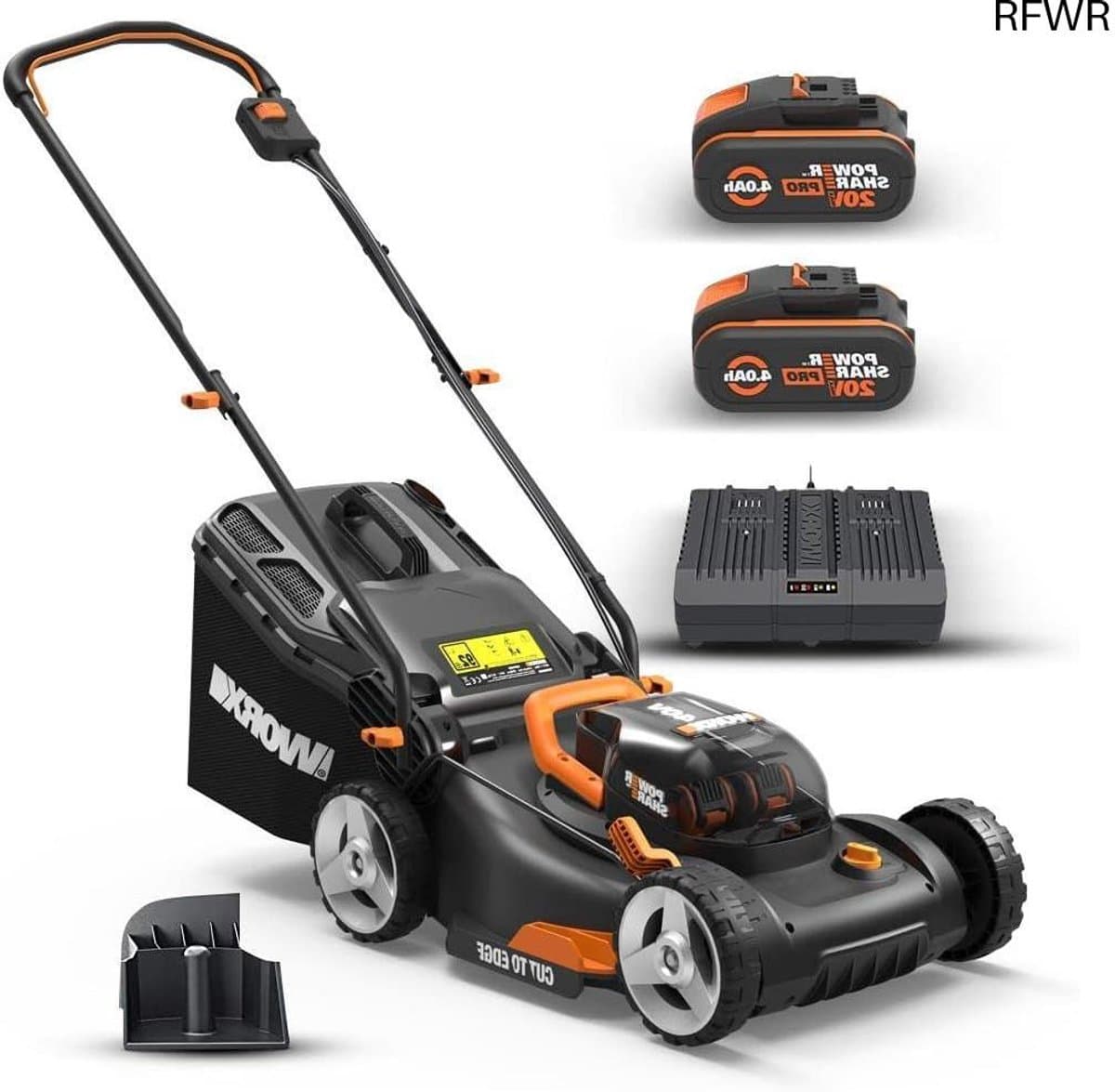 RFWR® Professionele Accu-Grasmaaier met Mulchfunctie voor Groene Gazons tot 500 m² — afbeelding 1