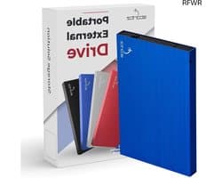 RFWR® Draagbare 1TB Externe Harde Schijf - Slank Design en Snelle Gegevensoverdracht via USB 2.0