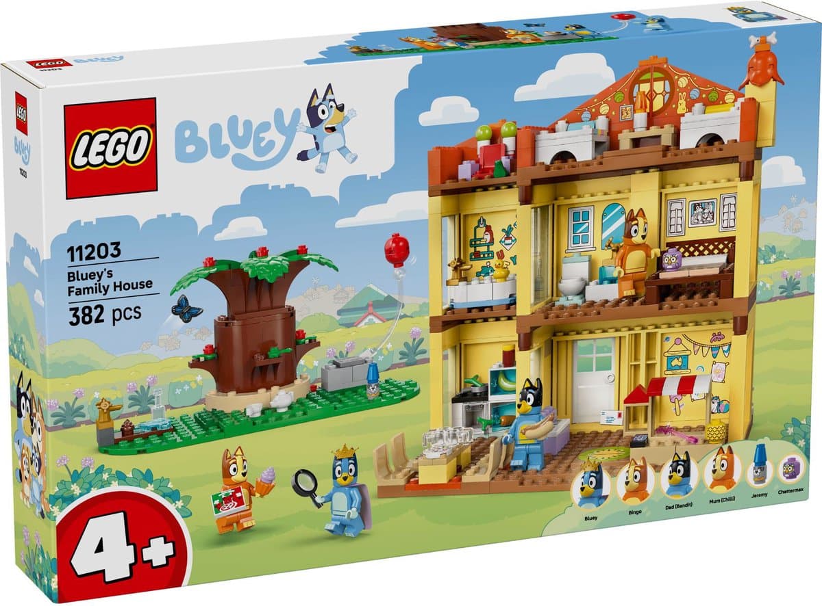 Lego Bluey 11203 Huis Van Bluey En Familie Bouwstenen Multicolor — afbeelding 1