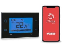Smart WiFi thermostaat voor elektrische vloerverwarming - Digitaal programmeerbaar met LCD-display en verwarmingsbesturing via app