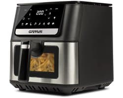 G3 Ferrari Friggisano Airfryer 6.5L – 1700W – Digitale Hetelucht Friteuse – 8 Programma’s – Timer & Startuitstel – 40-200°C – Dubbel Niveau – Voor Friet, Kip en Snacks