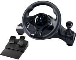 Subsonic Superdrive GS 750 gamingstuur met pedalen, schakelpeddels en schakelhendels | Racestuur voo