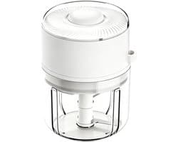 Mini elektrische knoflookhakker - keukenmachinesnijder, draagbare keukenmolen | Snelle voorbereidingstool voor ui, gember, chili, groentepuree, notenverwerking, thuisrestaurant, camping