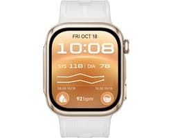 Huawei Watch D3 - Smartwatch - Smartwatch met gecertificeerde bloeddrukmeter | ECG | Compatibel met iOS en Android -Wit