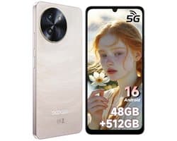 DOOGEE Note 59 Pro Smartphone 5G- 48GB(6+42) RAM - 256GB ROM - 6,75inch 120Hz - Android 16 - 6250 mAh - AI Camera - NFC, GPS - DOOGEE Mobiele Telefoon - Goud