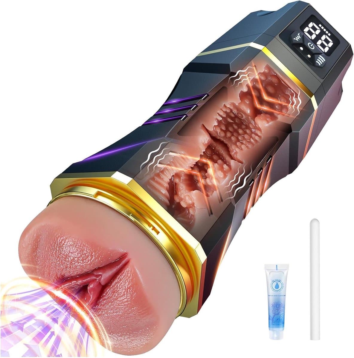 Elektrische Masturbator Erotiek Seksspeeltjes voor Mannen Solo - Masturbate Man Siliconen Pocket Pussy Masturbators Seksspeeltje Blowjob Realistisch Groot met Vagina Pussy Toy Mastuaber Sex Toys Men — afbeelding 1