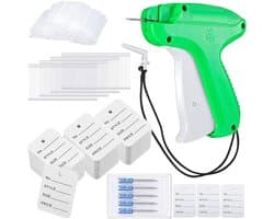 Labeling Gun, Staple Gun, Folding Gun, Labeling Machine with 5 Spare Needles, 2000 Staple Thread and 200 Clothing - ShopVlot