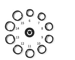 Ringconn Smart Ring Gen3 - Sizing Kit