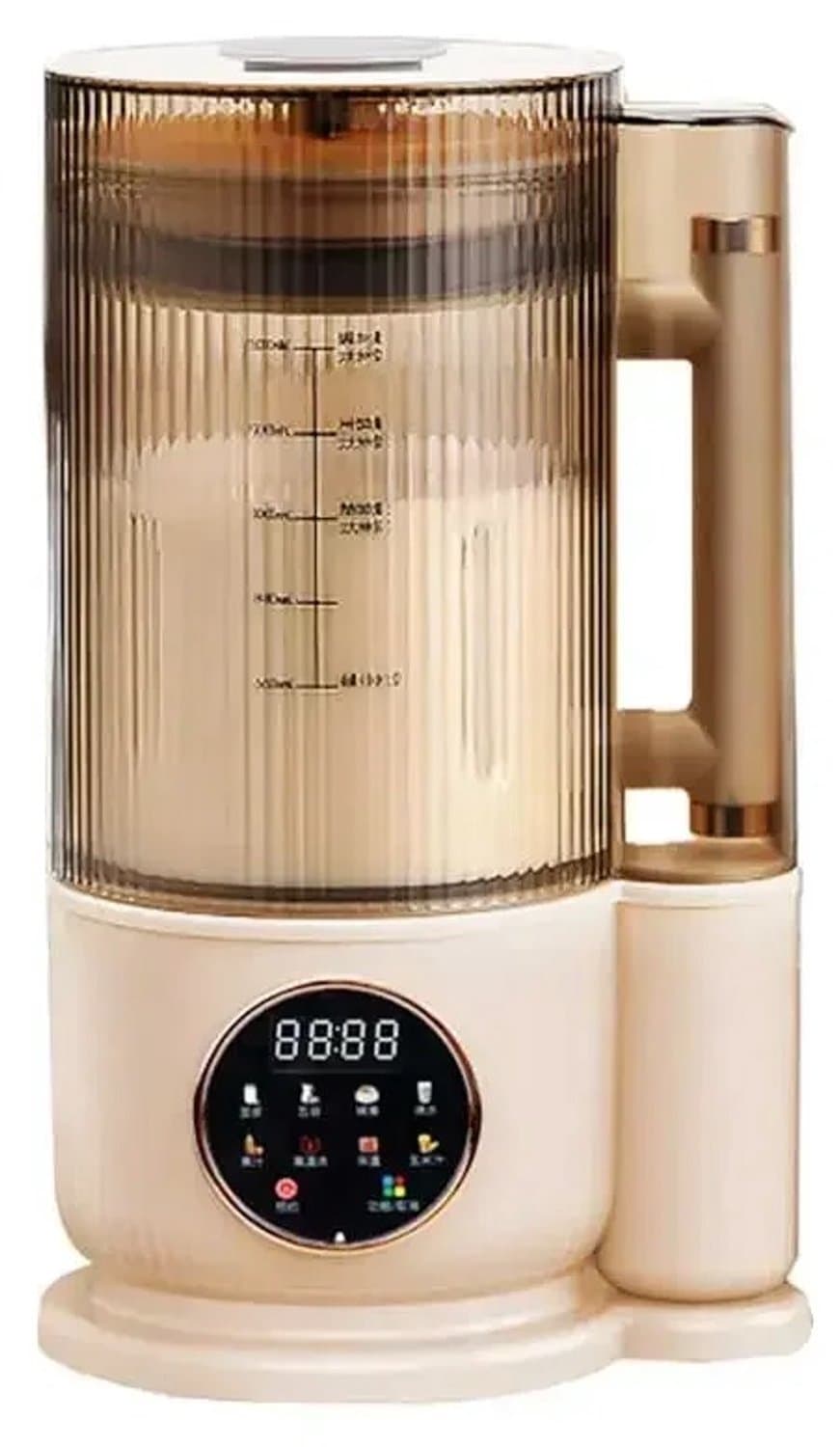 G&G soepmaker - Sojamelk maker - Smoothie - Milkshake - Soep - Babyvoeding - Machine - Blender - Beker met deksel - BPA-vrij - Wit — afbeelding 1