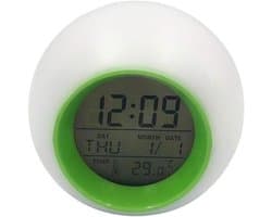 Digitale LED-wekker voor kinderen, met instelbare kleurtemperatuur, geschikt als nachtlampje voor binnen, bedlampje, ideaal voor kinderkamers, geschikt voor zowel jongens als meisjes, en een leuk cadeau. (Batterijen niet inbegrepen)