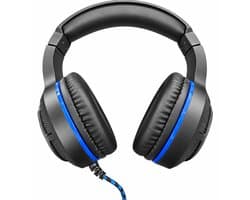 Gaming Headset X1 – Bedrade Gaming Koptelefoon met Microfoon – 360° Stereo Surround – Noise Cancelling – RGB – 3,5 mm – Geschikt voor PS4, PS5, Xbox & PC – Zwart/Blauw