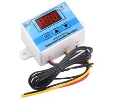 Digitale Temperatuurregelaar,Thermostaat met Verwarming en Koeling,DC 12V Digitaal Thermostaat met NTC-sensor voor Homebrewing,Vergister,Kas Terrarium