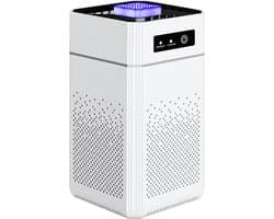 Vurnomi Luchtreiniger - Luchtzuiveraar - Aromatherapie - Luchtfilter - 3 Snelheden - Stille slaapmodus - Voor ruimtes tot 20 m2 - USB - Wit