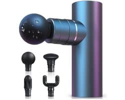 Massagengun - Massage Pistool - Massage Gun - Grijs - 14cm x 5cm x 9cm