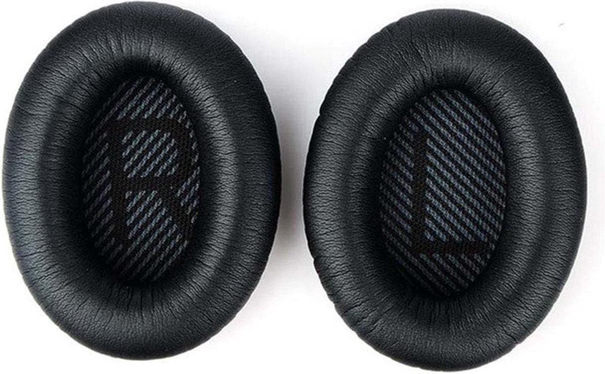 Jumalu - Luxe Lederen Oorkussens Zwart - Vervangende Oorkussens BOSE headset - Vervanging Oorkussens — afbeelding 1