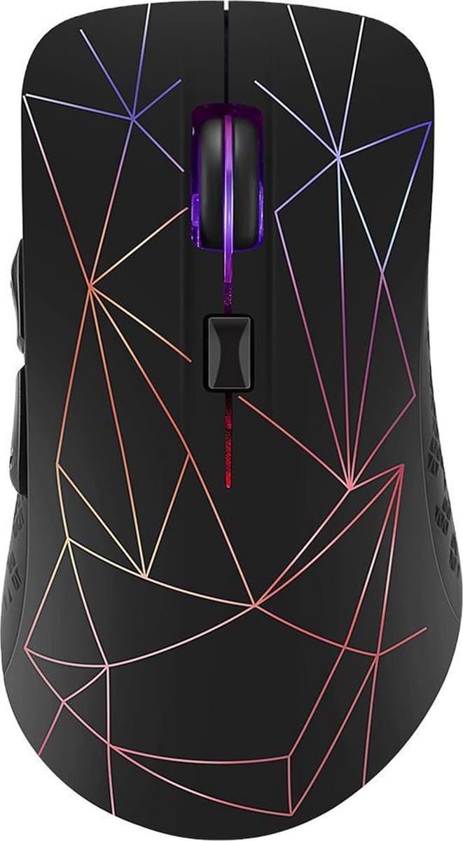 iDeskmate Oplaadbare Gaming Muis Draadloos - 7 Kleuren LED - Bluetooth - Game Muis — afbeelding 1