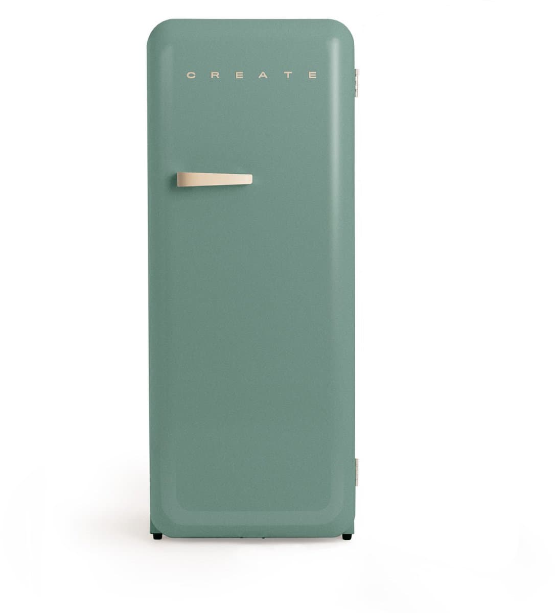 CREATE - Koelkast in retrostijl - Sage - Handvat Zand - FRIDGE RETRO 281L — afbeelding 1