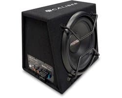 Caliber Subwoofer Auto - Subwoofer Auto met Versterker - 600 Watt Piekvermogen - 12 Inch Auto Subwoofer - 25 tot 3500 Hz Crossover RCA