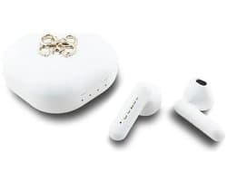 Guess Bluetooth Earbuds - TWS - 4G Metal Logo - Wit