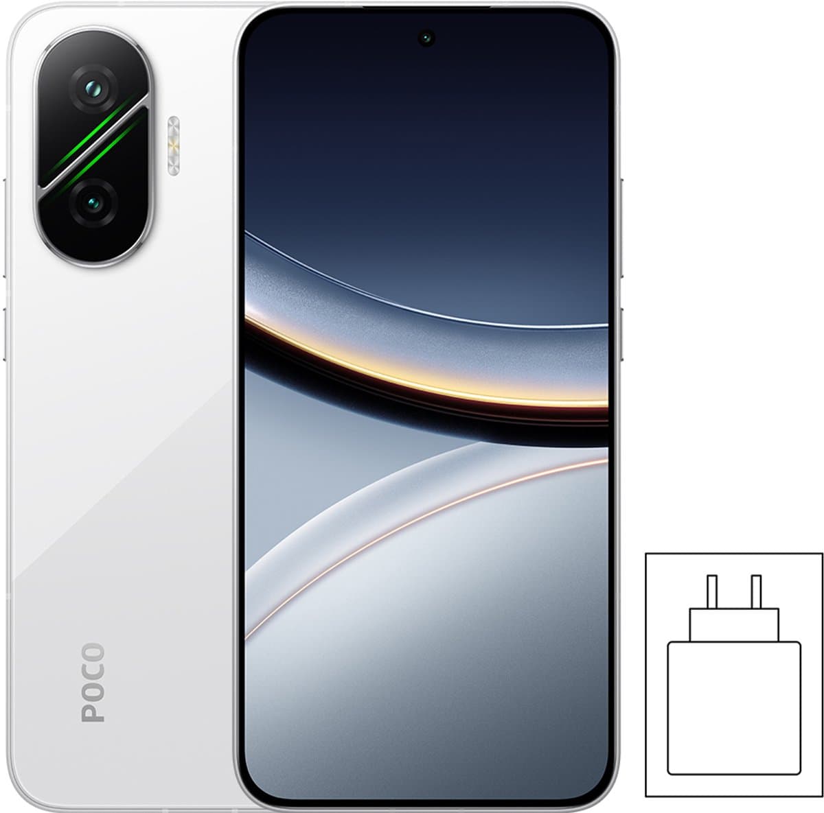 Xiaomi POCO F7 - 5G - 6.83 inch - 12GB/512GB - Wit — afbeelding 1