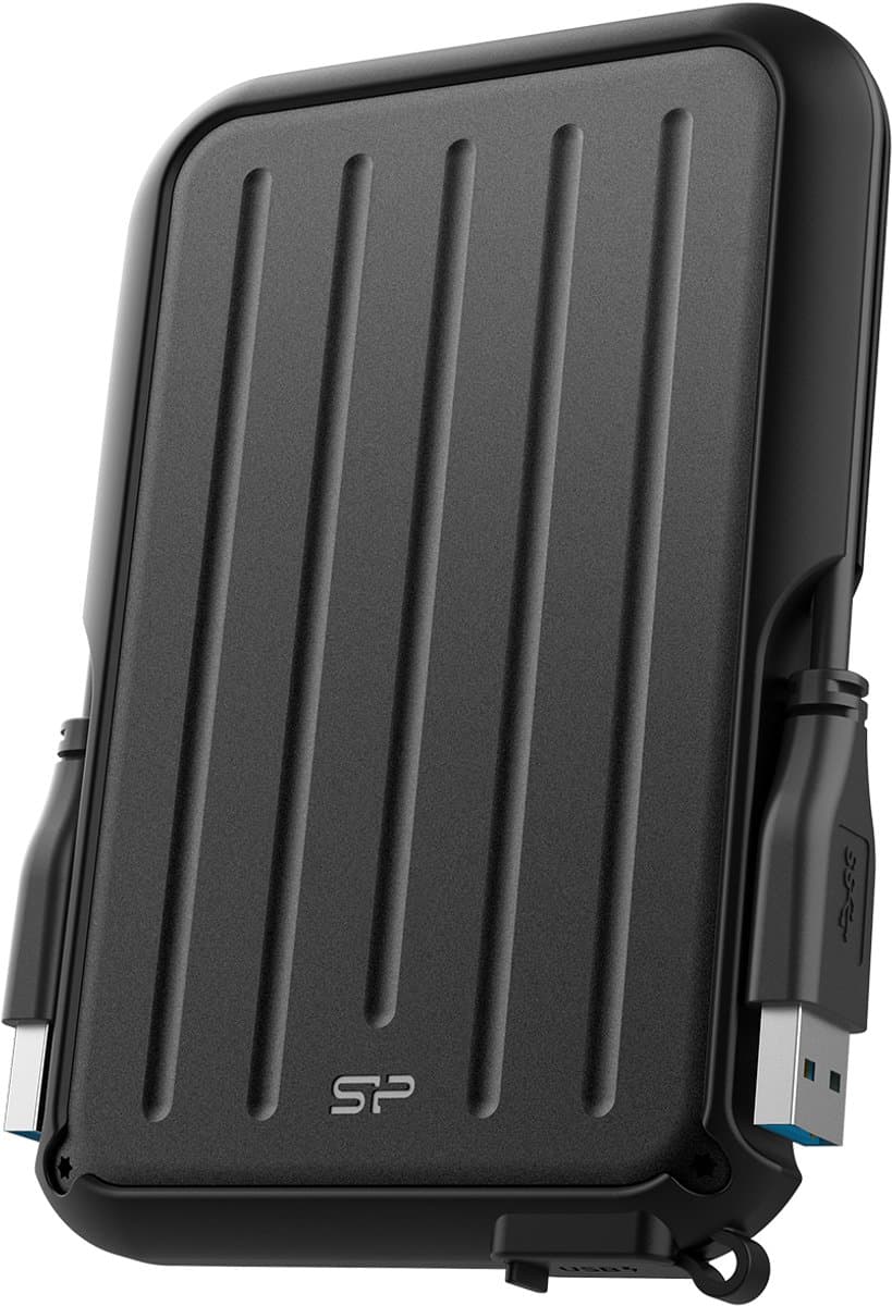 Silicon Power - Armor A66 - Portable USB 3.2 - Externe Harde Schijf - 2TB - Zwart — afbeelding 1