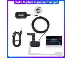 HexinexMarket Voor Android Stereo DAB+ Adapter Auto Digitale Tuner Radio Box USB Ontvanger Antenne